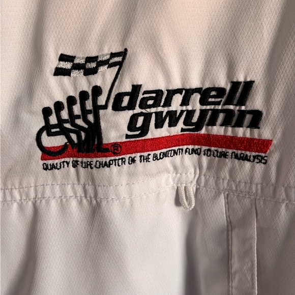 White Racing Team Button-Up Shirt - Picture 6 of 9